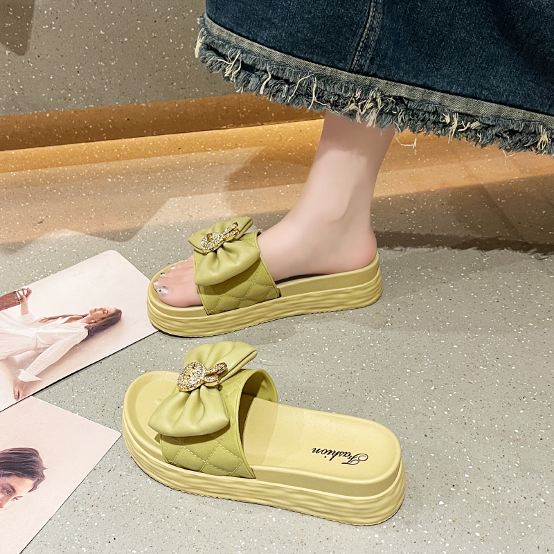 2025新款895-2兔头蝶夏季百搭时尚外穿小香风女拖鞋