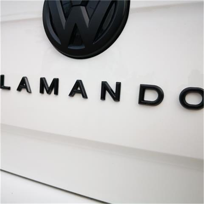 福斯凌渡改专用字母标尾标LAMANDO英文字母后尾箱车标贴纸凌度装