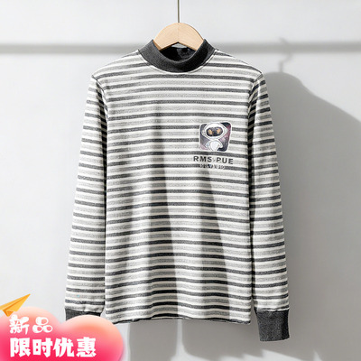 中大童单秋衣纯棉薄款男童青少年