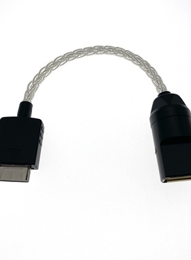 适用索尼SONY WALKMAN转USBA母解码线A35A45A55黑砖NWWM1Z/A,IFI