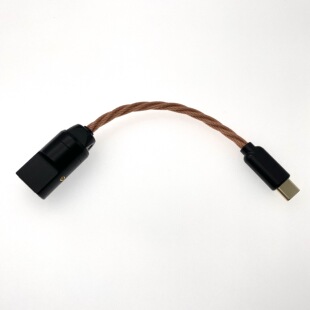 05解码 OTG C转USB母XDUOO 线IFI耳放线POKE单晶铜发烧DAC TYPE