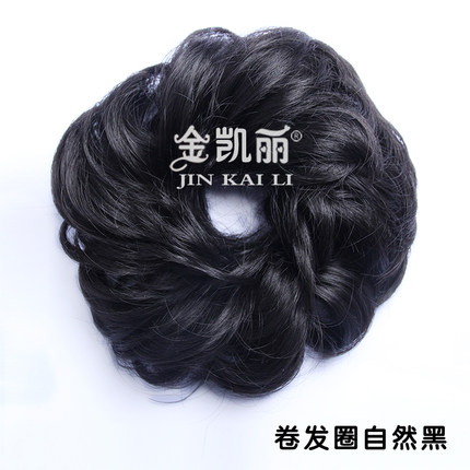 金凯丽假发头花  橡皮绳假发发圈 道姑头卷发圈 新娘盘头专用头花