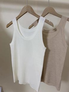 品质-扬子纱线！超细好穿不起球100纯德国羊毛精纺吊带背心P1006