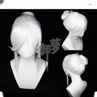 御萝 游戏无畏契约捷风cos假发瓦洛兰特Jett假毛高温哑光丝玫瑰网