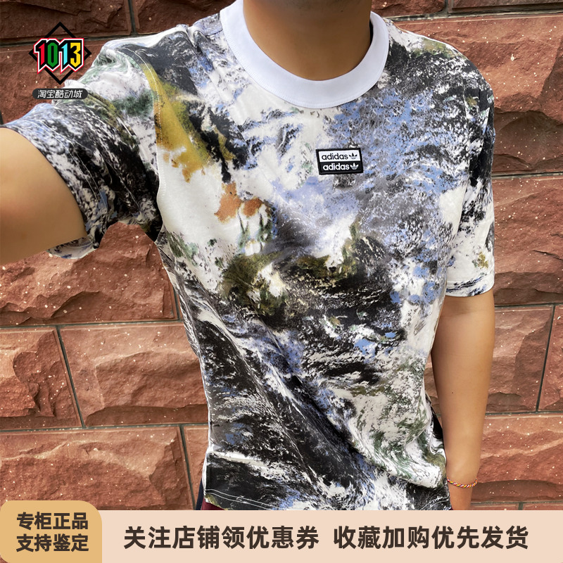 阿迪达斯休闲运动gd5609短袖t恤