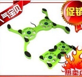 静音笔记本散热器 usb底座13 14寸双风扇 电脑架板新品