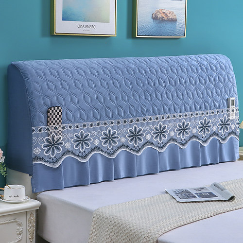 床头罩套四季通用可拆洗全包夹棉床头防灰罩皮木床头套2022新款