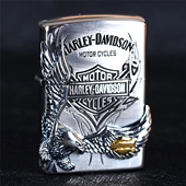 男士 礼物 哈雷镀银王者归来鹰HDP zippo芝宝煤油防风打火机日版