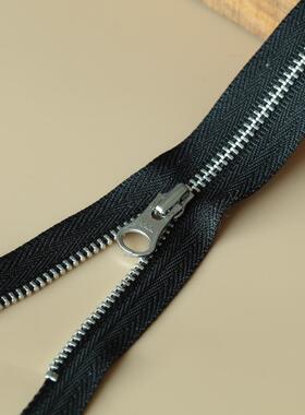 正品YKK3号闭尾黄铜抗镍银牙自锁DALH拉头拉链diy皮艺长财布长夹