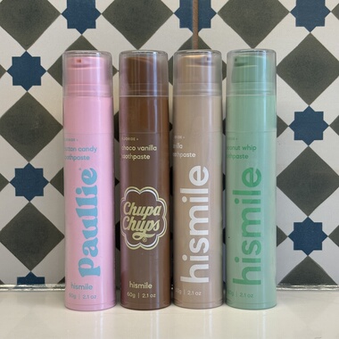 英国进口hismile牙膏含氟亮齿清洁口气清新60g