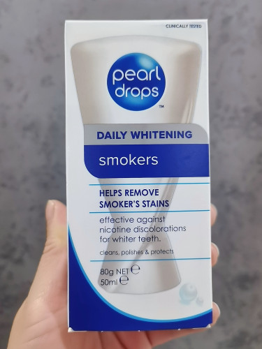 现货 英国pearl drops倍洁丽美白亮白去渍去黄牙膏护牙龈贝嫂推荐