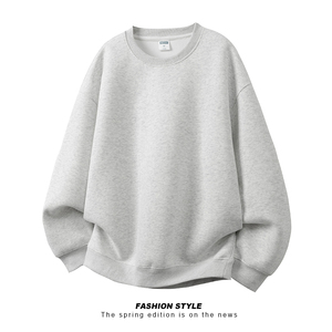 400克套头卫衣外套可二开A093-W208-特P35浅灰,女装短外套,电商A093