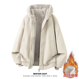 原版品质A093-H8158-特P80连帽座山雕pu皮加绒加棉皮荔枝纹棉衣，男装皮衣，电商A093