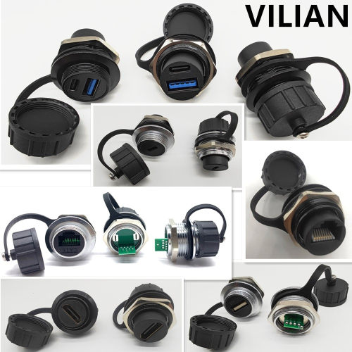 M24金属圆型数据信号防水连接器