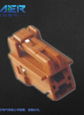 厂家供应汽车连接器DJ70229-6.3-21棕色2芯线束接插件询价为准