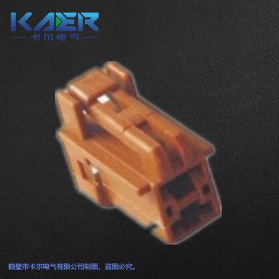 厂家供应汽车连接器DJ70229-6.3-21棕色2芯线束接插件询价为准