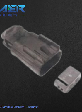 厂家供应国产汽车连接器15326678黑色2芯线束接插件