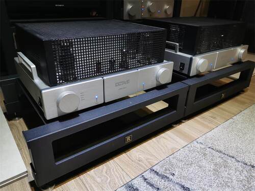 瑞声功放机架音响器材架后级龙床