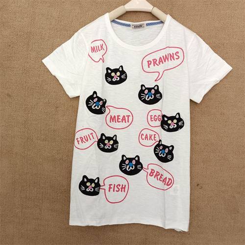 短袖T恤新款设计感纯棉白色