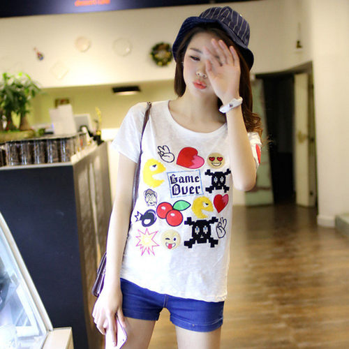 短袖t恤夏季韩版宽松上衣体恤