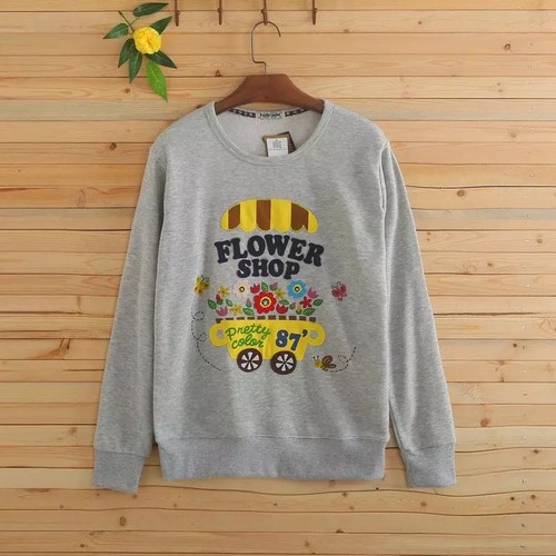 绣花秋冬季纯棉春装新款贴布卫衣