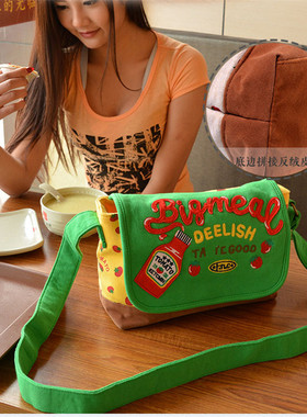 rough包包女包新款2024春秋季日系手提包中国风刺绣单肩包斜挎包