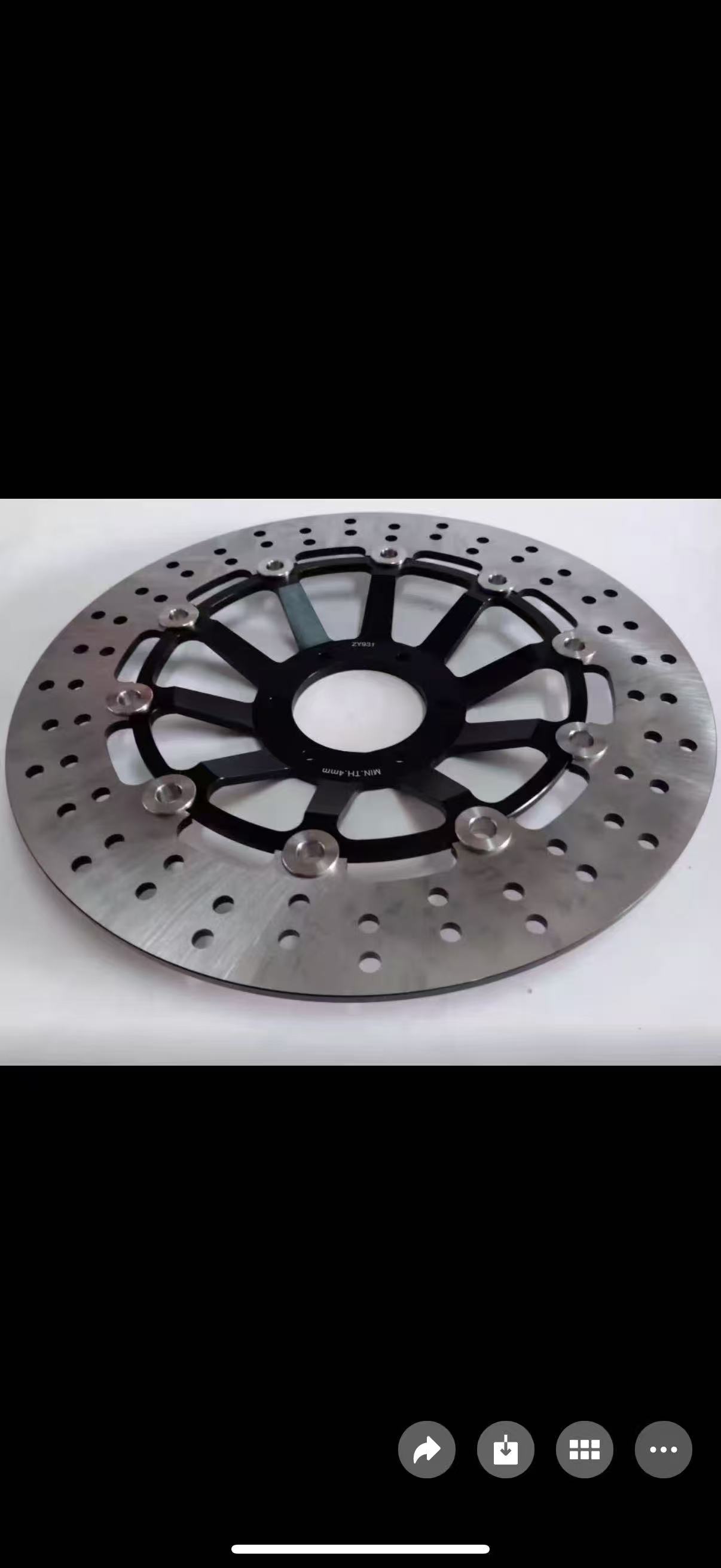 honda cb600f hornet, 1998前刹车盘一对