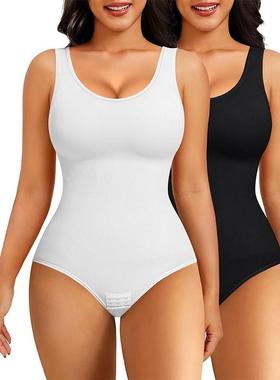 Shapewear Bodysuit for Women Tummy Control Slim 无缝塑身衣