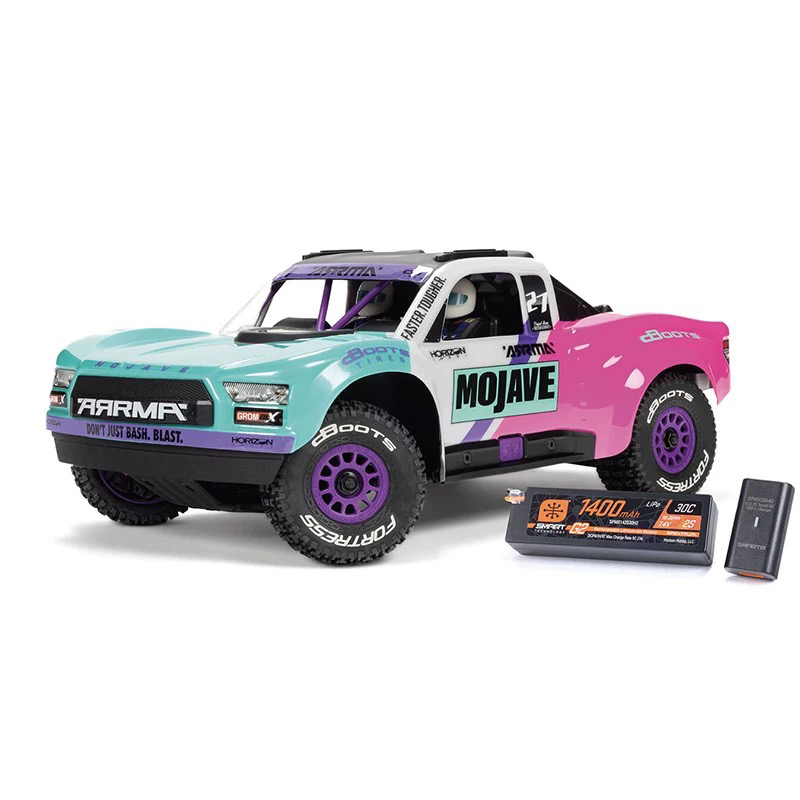 ARRMA 1/14 MOJAVE GROM 无刷小莫哈维RC遥控电动越野车RTR礼物