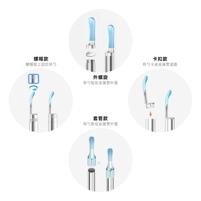 可视挖耳勺蜂鸟bebird配件