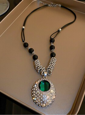 吊坠项链女时尚复古气质