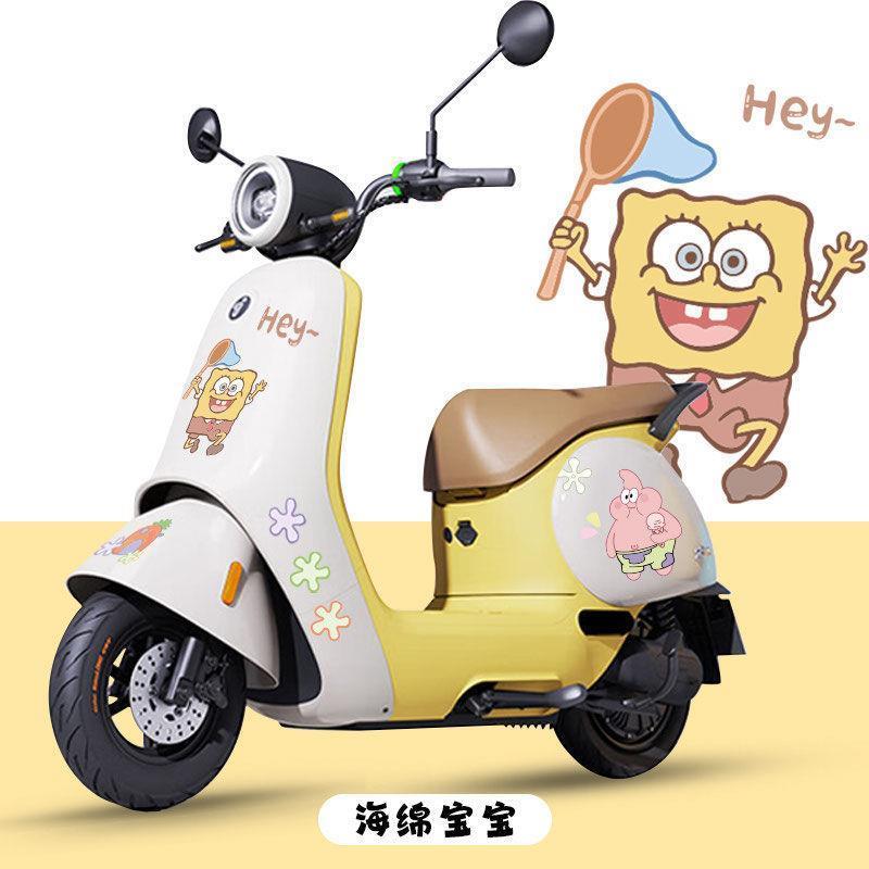 高品质九号电动车贴纸Q80C/Q90/Q30卡通装饰贴膜防水小q改装新款