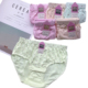 头底裤 100%纯棉加大码 妈妈中老年短裤 6条装 全棉高腰女三角内裤