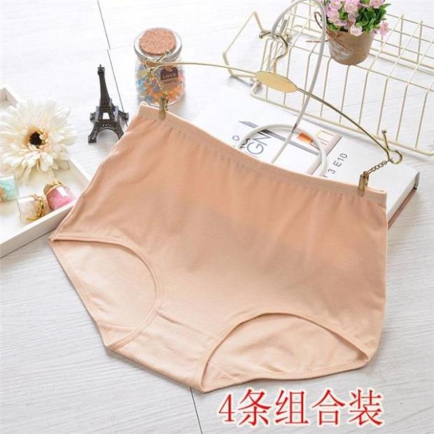 4条装女士纯棉内裤100%全棉内档高腰三角内裤棉质透气大码短裤头,女士内衣/男士内衣/家居服,女三角裤,淘宝优惠券,粉丝福利购,淘宝优惠卷