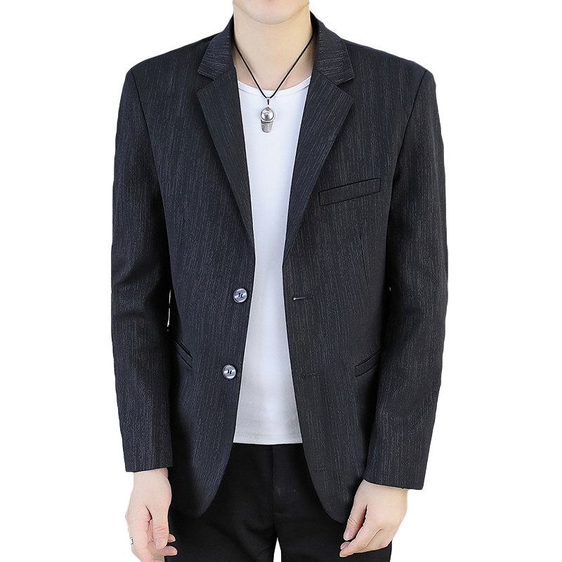 西装外套男免烫高级感商务修身单西韩版潮流休闲西服秋季-P90,男装西服套装,电商A318