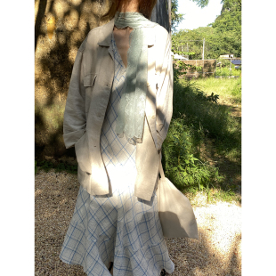 雏菊BellisPerennis2025AW 感大外套 纯亚麻宽松工装