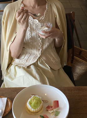 雏菊BellisPerennis2025SS 纯手工钩花马甲背心UPW纱线