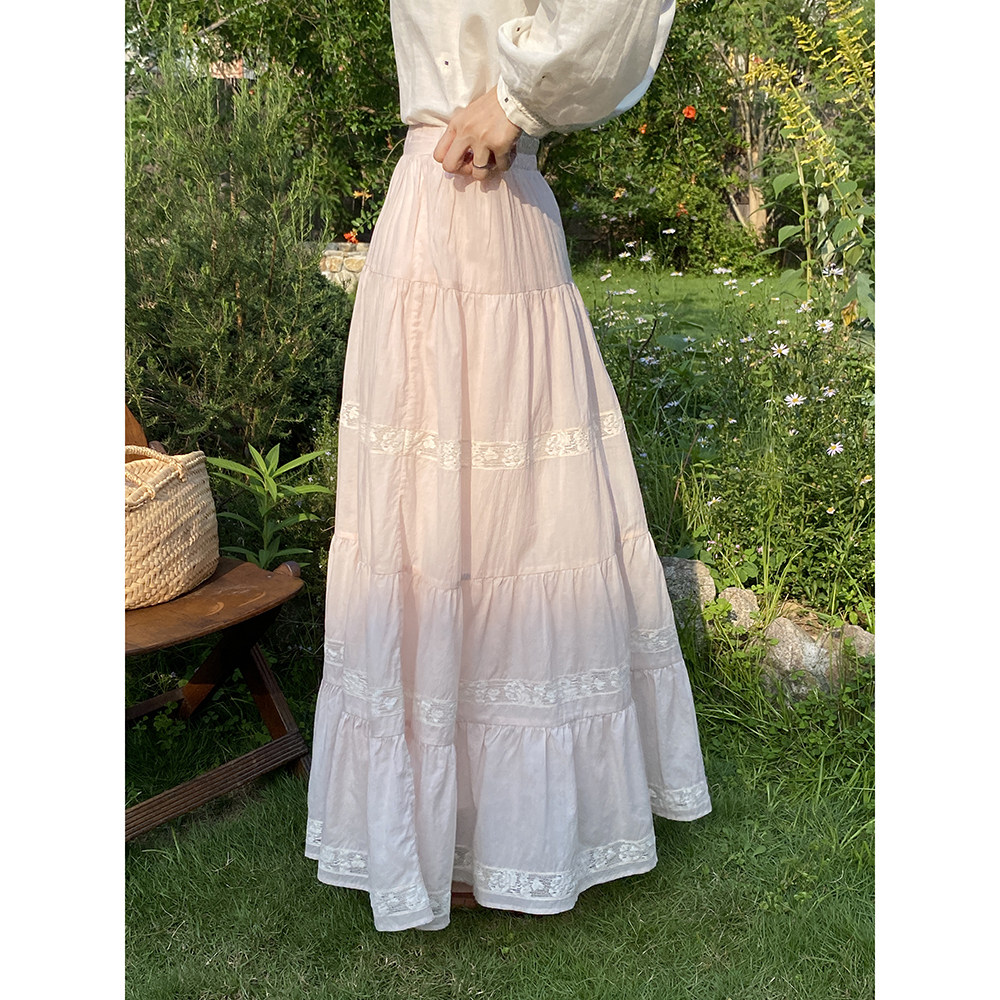 雏菊BellisPerennis2025SS 重工花边蛋糕古董裙松紧140支高支薄棉,女装/女士精品,半身裙,淘宝优惠券,粉丝福利购,淘宝优惠卷