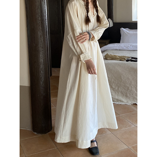 雏菊BellisPerennis2026SS 古董花边原色袍子长裙