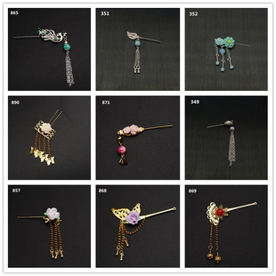 古装可儿娃娃头饰步摇可用于丽佳东方韵心怡OB BJD blythe小布娃