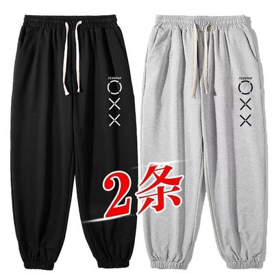 胖子秋季黑色裤子女宽松