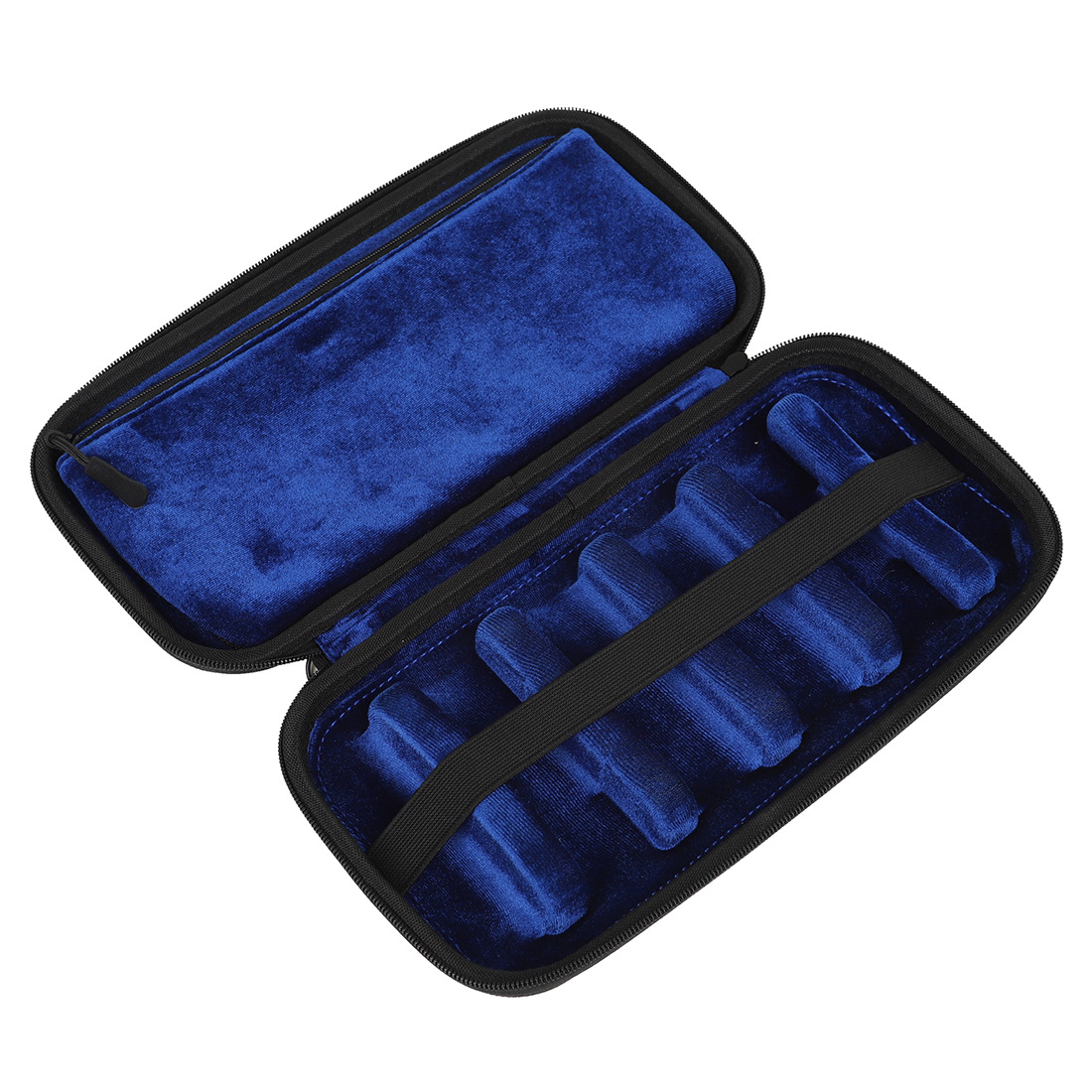 销厂家直销高档硬质笛头包便携式笛头收纳包内绒布袋笛头盒新