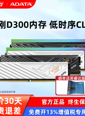 威刚xpg威龙D300/D500 DDR5内存条16G/32G台式机电脑 低时序CL28