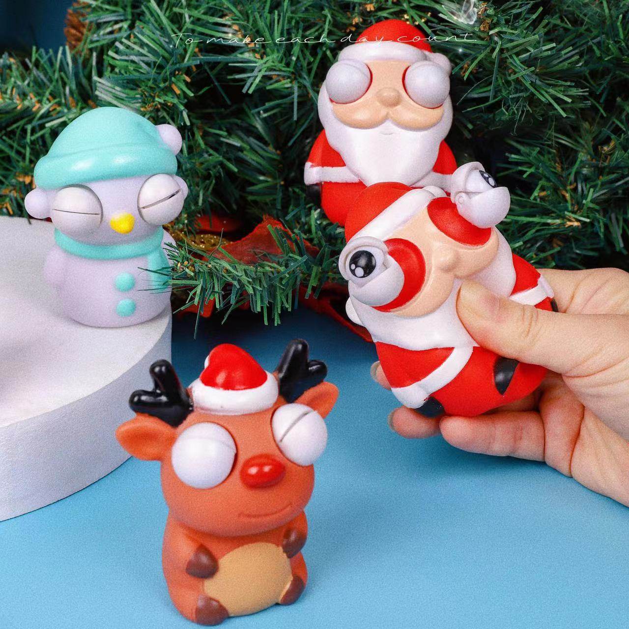 新款圣诞节眯眼挤压雪人解压玩具麋鹿捏捏乐圣诞节礼物热销款,玩具/童车/益智/积木/模型,创意/整蛊玩具,淘宝优惠券,粉丝福利购,淘宝优惠卷
