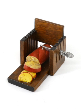 娃娃屋模型面包厨房传统木质