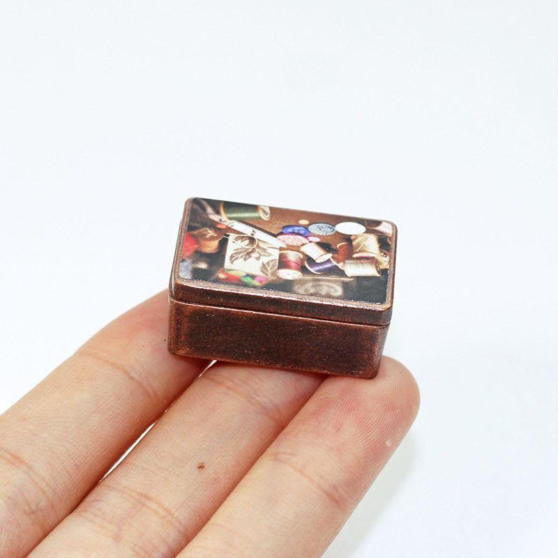 微缩玩具模型场景娃娃屋配件迷你仿真针线盒,家居饰品,桌面摆件,淘宝优惠券,粉丝福利购,淘宝优惠卷