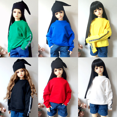 taobao agent Bjd doll clothes 3468 points baby 3 points, uncle, uncle, female sweater, men and women T -shirt jeans set spot