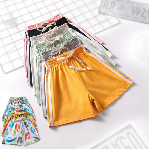 儿童短裤外穿纯棉五分裤子运动裤