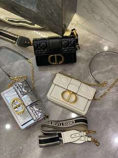 新款欧美时尚真皮百搭菱格链条小方包头层牛皮休闲斜挎单肩女包潮