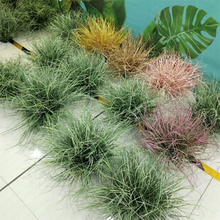 草团丛仿真植物造景摆件店铺装饰假草堆景观芦苇草灌木草绿植小草